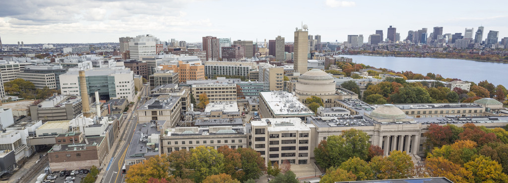 Aerial view of MIT