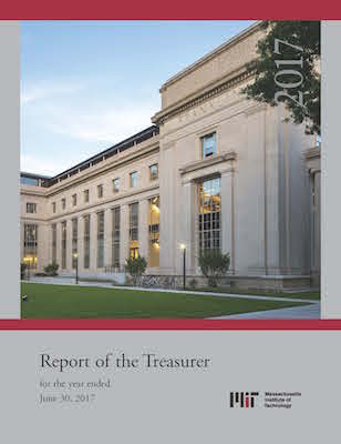 2017 Treasurer's Report cover