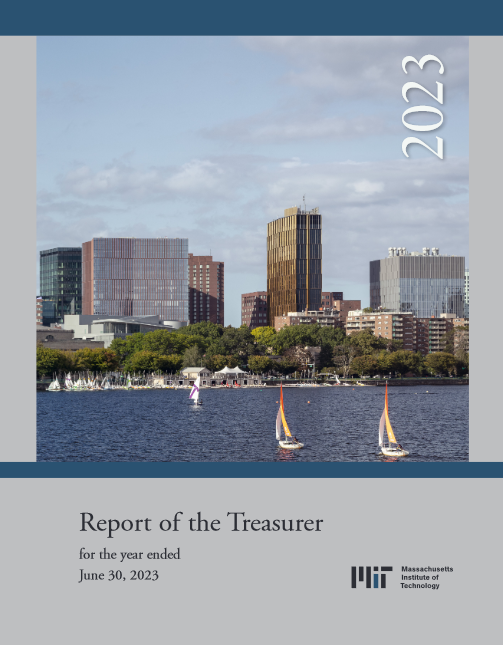 Treasurer's Report Cover