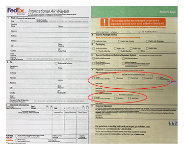 Check Box 7: Reminder on FedEx Billing for Shipments Sent to MIT | MIT VPF